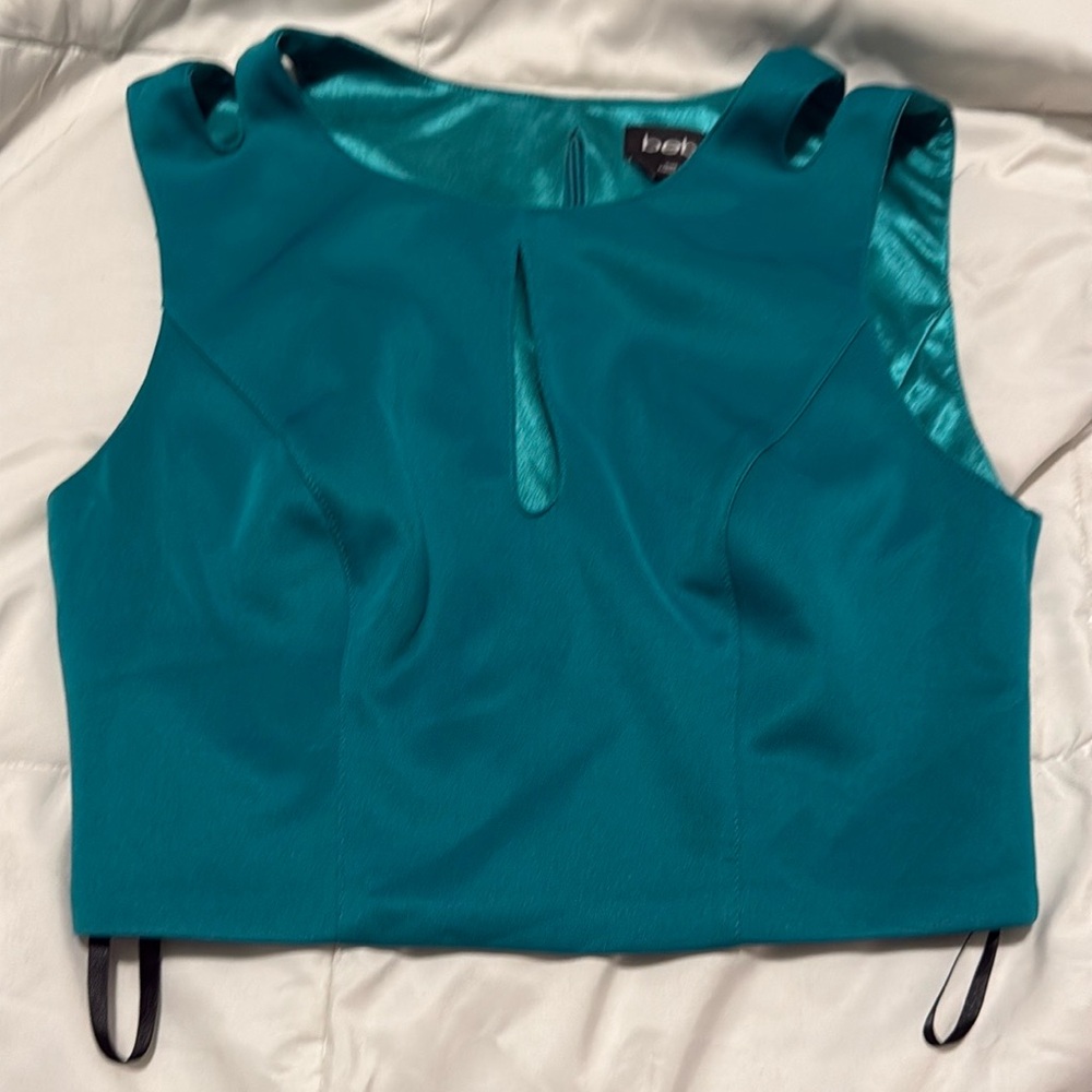 Bebe Teal Tank Top